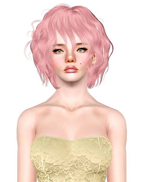 Newsea Blossom Story hairstyle retextured by Bombsy for Sims 3