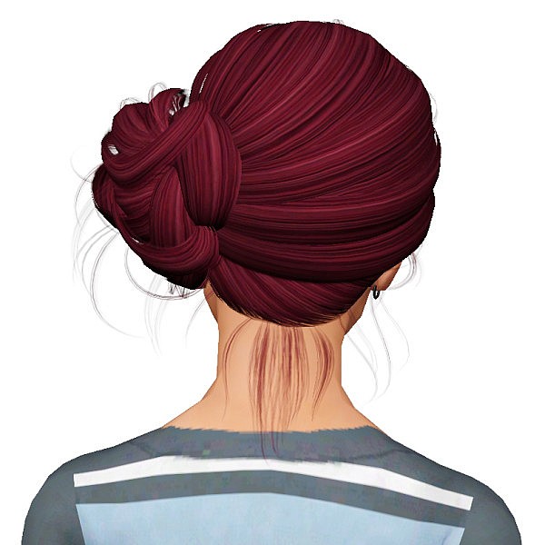 NewSea`s Lady’s Diary hairstyle retextured by Pocket for Sims 3