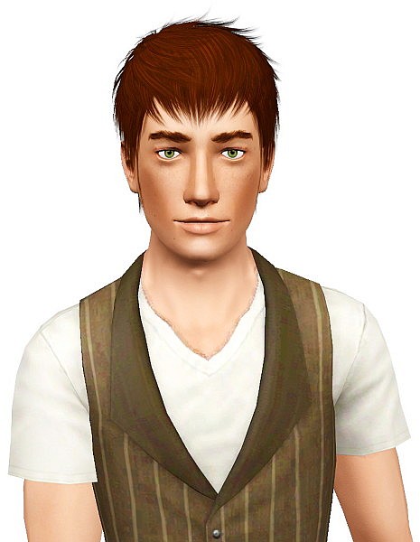 Lapiz`s  Laplace hairstyle  retextured by Pocket for Sims 3