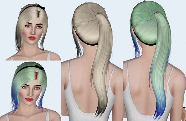 Alesso`s Sun hairstyle retextured by Electra for Sims 3