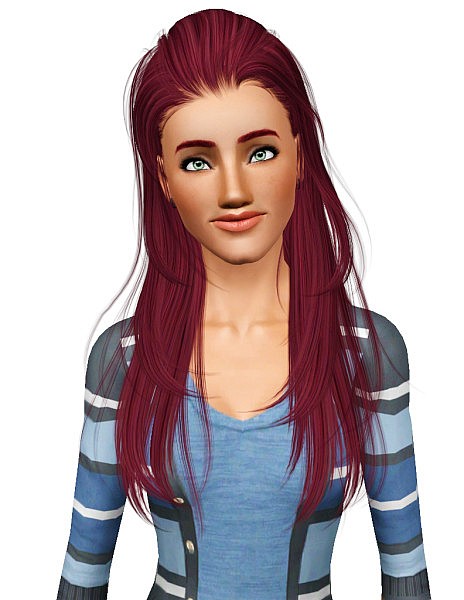 Newsea`s Sakura Drops hairstyle retextured by Pocket for Sims 3