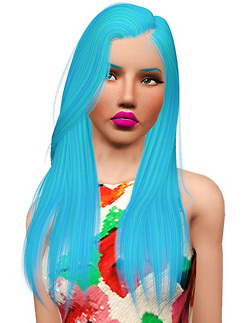 Alesso`s Eve hairstyle retextured by Pocket for Sims 3