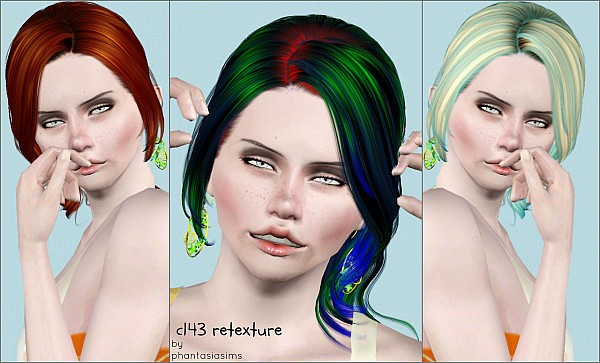 New hairstyle retextured y Phantasia for Sims 3