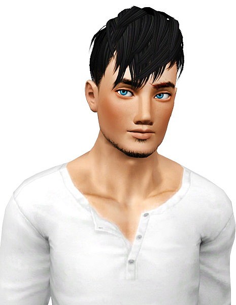 Jjjjjan 09 hairstyle retextured by Pocket for Sims 3