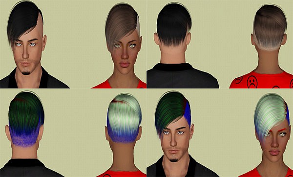 Nightcrawler We Can’t Stop hairstyle retextured by Electra for Sims 3