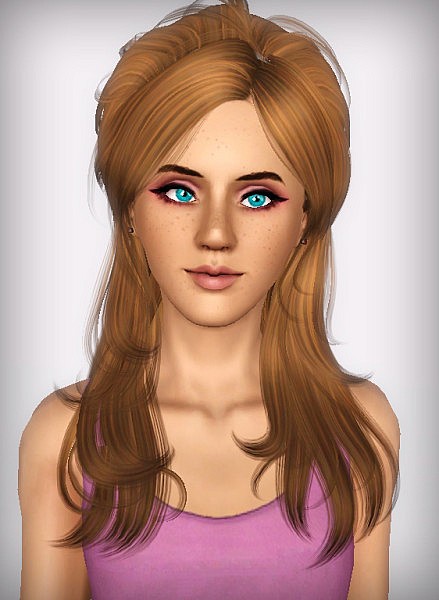 NewSea`s YU145 Rossana hairstyle retextured by Forever and Always for Sims 3