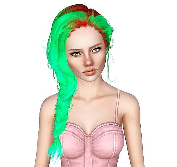 Newsea`s Erena hairstyle retextured by Monolith for Sims 3