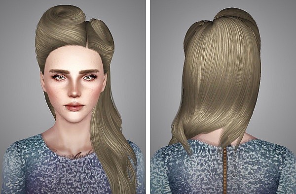4 new hairstyles retextured by Sweet Sugar for Sims 3