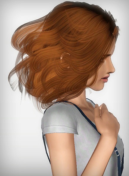 Sintiklia `s Tea Rose hairstyle retextured by Forever and Always for Sims 3