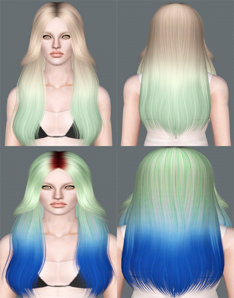 Nightwalker  07 and Cazy Faye Hairstyles retextured by Electra for Sims 3
