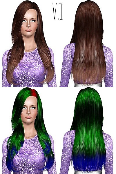 Butterflysims 121 hairstyle retextured by Chantel for Sims 3