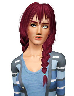 Newsea`s Iris hairstyle retextured by Pocket for Sims 3