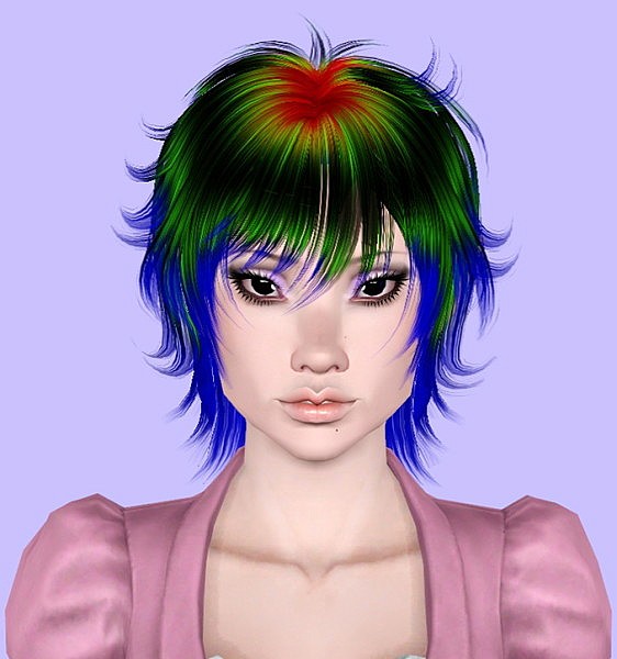 Peggy 789 hairstyle retextured by Plumb Bombs for Sims 3