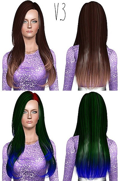 Butterflysims 121 hairstyle retextured by Chantel for Sims 3