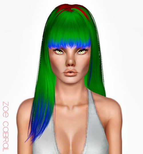 Skysims 149 hairstyle retextured by Monolith for Sims 3