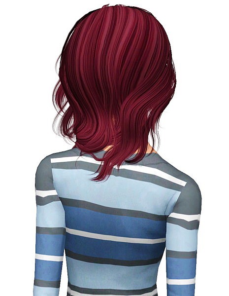 Newsea`s Rosy Cloud hairstyle retextured by Pocket for Sims 3