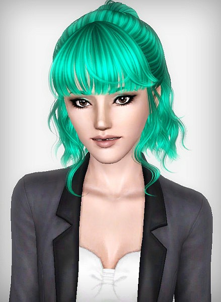 Newsea`s J188 Lavender hairstyle retextured by Forever and Always for Sims 3