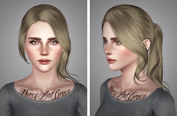 Cazy`s Unofficial hairstyle retextured by Sweet Sugar for Sims 3