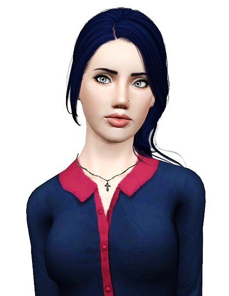 Cazy`s Unofficial hairstyle retextured by Pocket for Sims 3