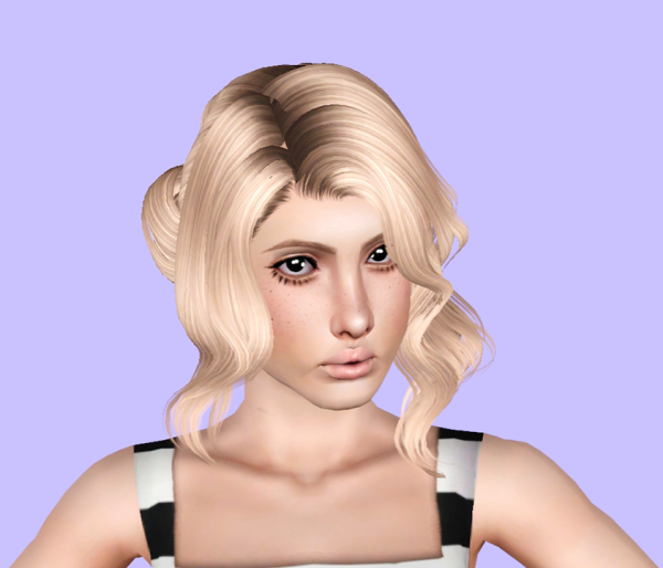 Skyims 205 hairstyle retextured by Plumb Bombs for Sims 3