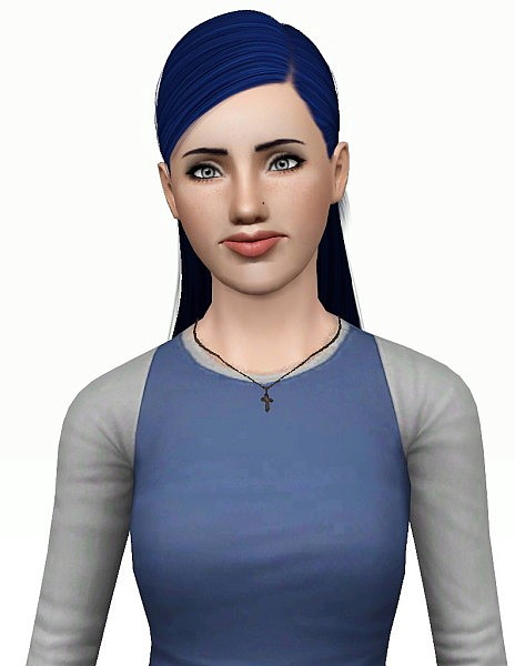 Cazy`s Midnight Wish hairstyle retextured by Pocket for Sims 3