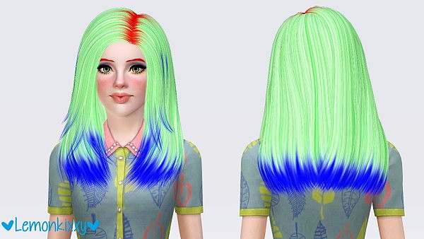 Darko Hairstyle 02 retextured by Lemonkixxy for Sims 3