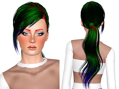Skysims 208 hairstyle retextured by Chantel for Sims 3