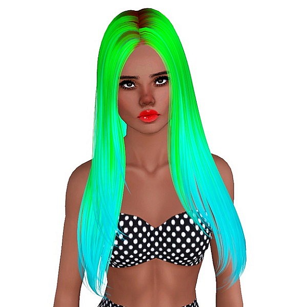 Butterflysims 123 hairstyle retextured by Monolith for Sims 3
