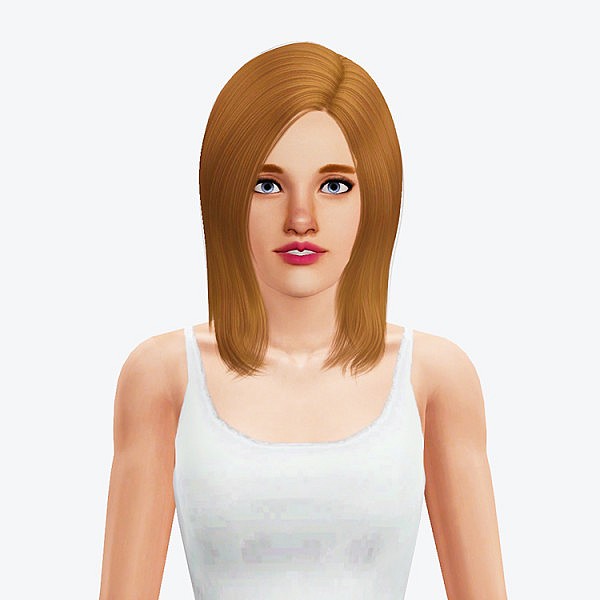 Cazy`s Liz hairstyle retextured by Gelly for Sims 3