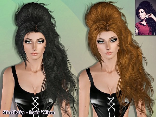 Wine hairstyle by Sintiklia for Sims 3