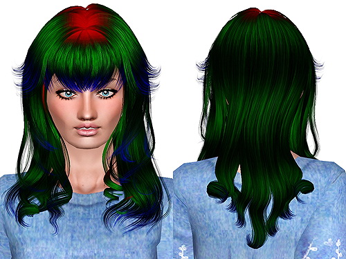 NewSea`s Vanna hairstyle retextured by Chantel for Sims 3
