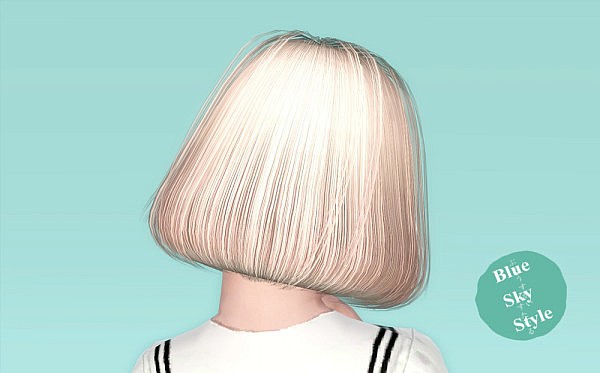 Sakura hairstyle for kids by Blue Sky for Sims 3
