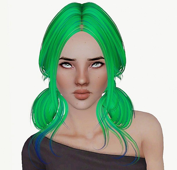Skysims 172 hairstyle retextured by Monolith for Sims 3