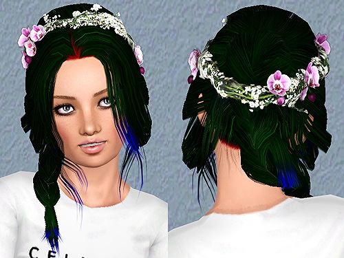 True Romance Store hairstyle retextured by Chantel for Sims 3