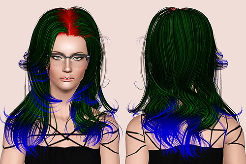 Newsea`s Anne hairstyle retextured by Chantel for Sims 3