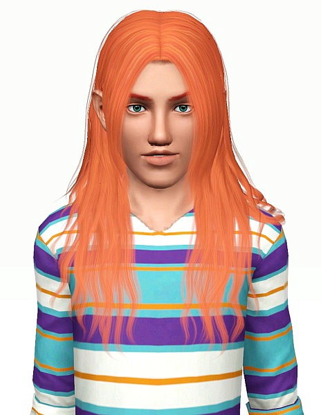 Cazy`s Nocturne hairstyle retextured by Pocket for Sims 3