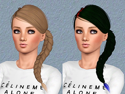 Ulker Hairstyle 15 retextured by Chantel for Sims 3