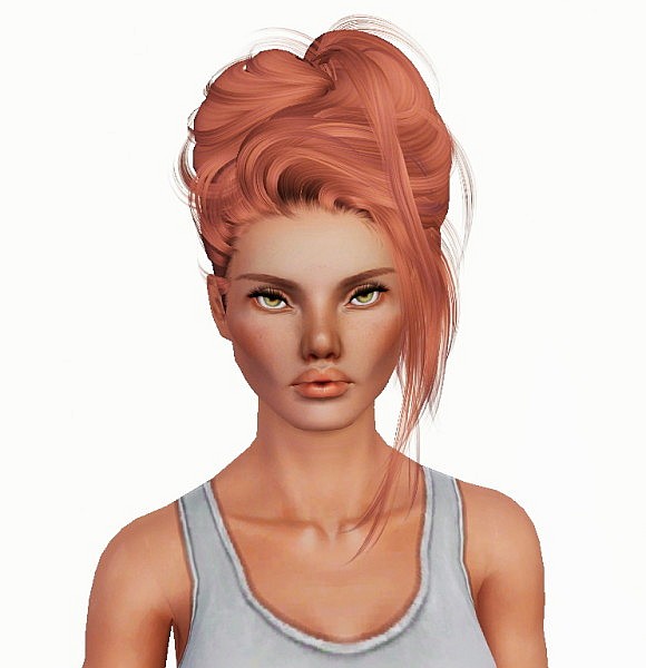Newsea Crazy Love hairstyle retextured by Monolith for Sims 3