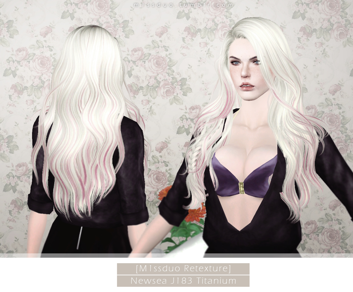 More Hairstyles Retextured By Duo Sims 3 Hairs 7041