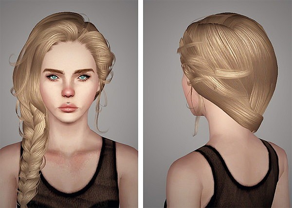 Newsea`s Erena hairstyle retextured by Sweet Sugar(All Ages) for Sims 3