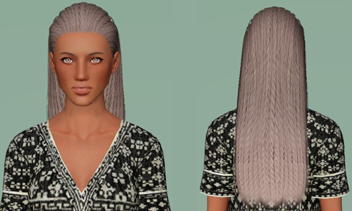 Nightcrawler Caption hairstyle retextured by Electra for Sims 3
