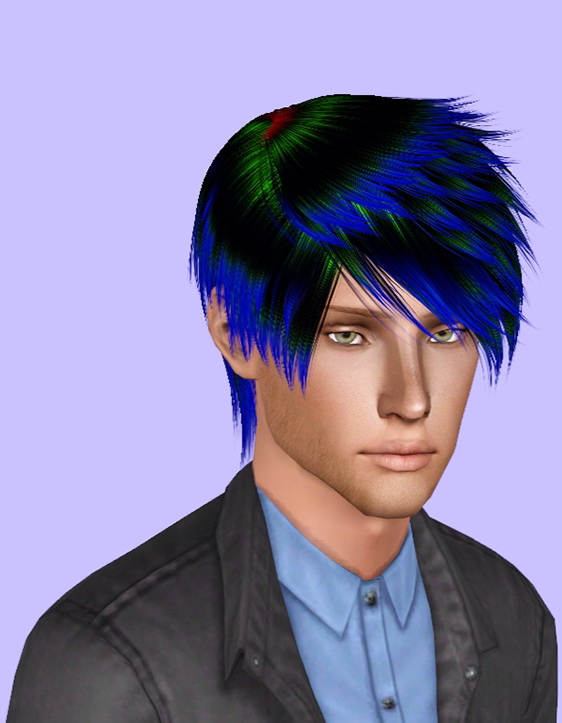 Lapiz Lazuli Djinn Hairstyle Retextured By Plumb Bombs - Sims 3 Hairs