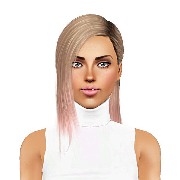 Cazy’s Skyle hairstyle retextured by July Kapo for Sims 3