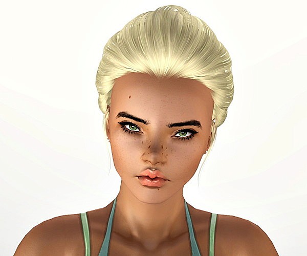 Skysims 198 hairstyle retextured by Monolith for Sims 3