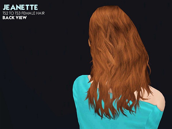 Jeanette hairstyle for her conversions by Astraea for Sims 3
