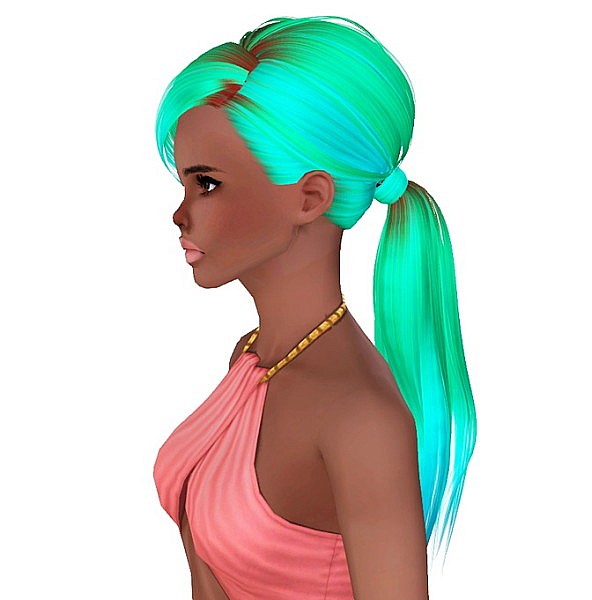 Skysims 208 hairstyle retextured by Monolith for Sims 3