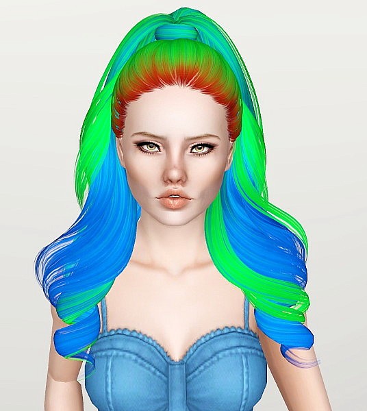 Skysims 200 hairstyle retextured by Monolith for Sims 3