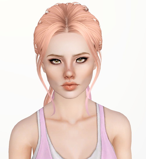 Skysims 201 hairstyle retextured by Monolith for Sims 3