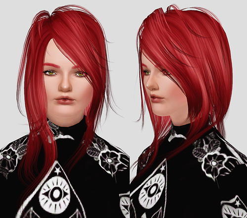 Peggy`s 771 hairstyle retextured by Imamii for Sims 3