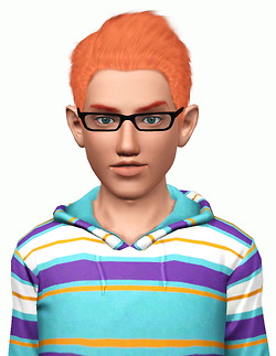 Cazy`s DeAngelo hairstyle retextured by Pocket for Sims 3